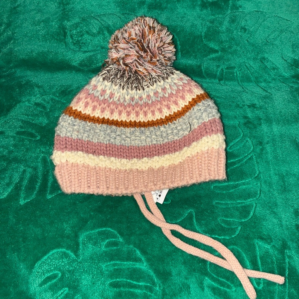 Zara baby pompom hat